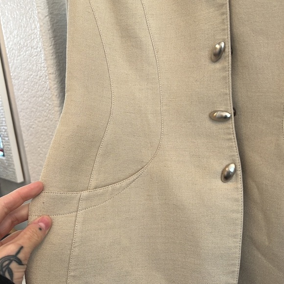 VINTAGE MUGLER SUIT!! Mini Skirt! - Picture 3 of 15